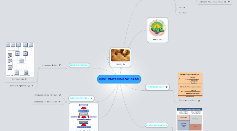 Mind Map: NOCIONES FINANCIERAS