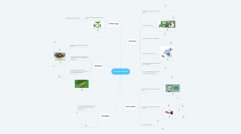 Mind Map: Fuerzas externas