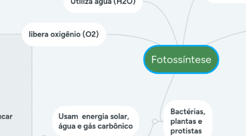 Mind Map: Fotossíntese