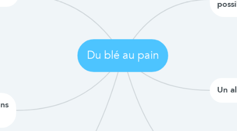 Mind Map: Du blé au pain