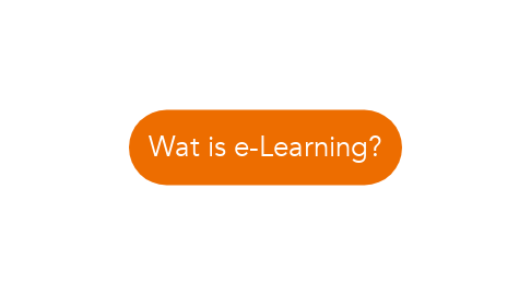 Mind Map: Wat is e-Learning?