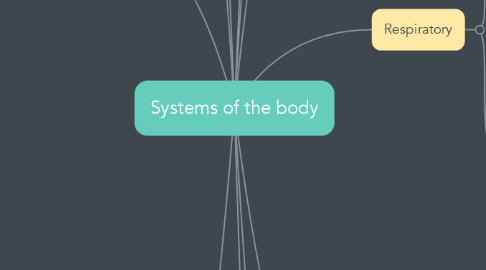 Mind Map: Systems of the body