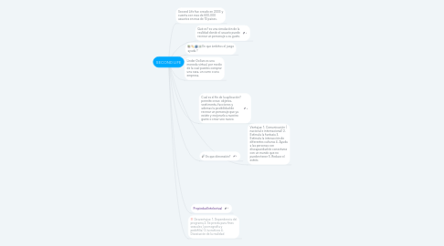 Mind Map: SECOND LIFE