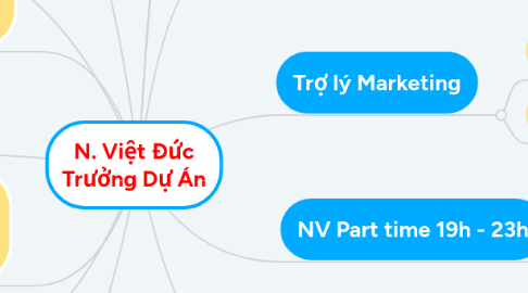 Mind Map: N. Việt Đức Trưởng Dự Án