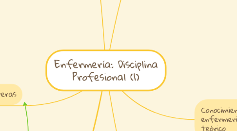 Mind Map: Enfermería: Disciplina Profesional (1)