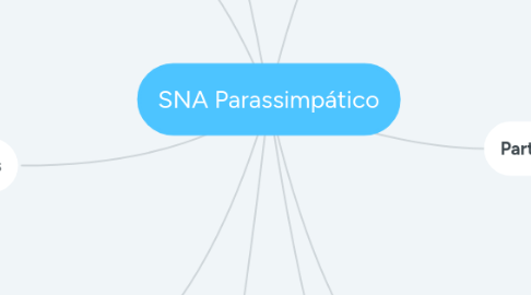 Mind Map: SNA Parassimpático