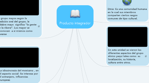 Mind Map: Producto integrador