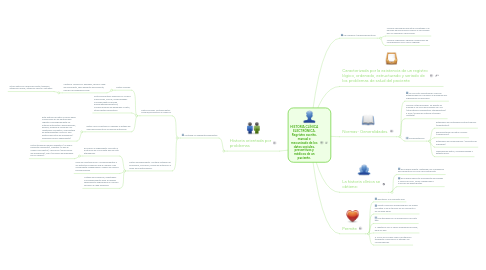 Mind Map: HISTORIA CLÍNICA ELECTRÓNICA. Regristro escrito, manual o mecanizado de los datos sociales, preventivos y médicos de un paciente.