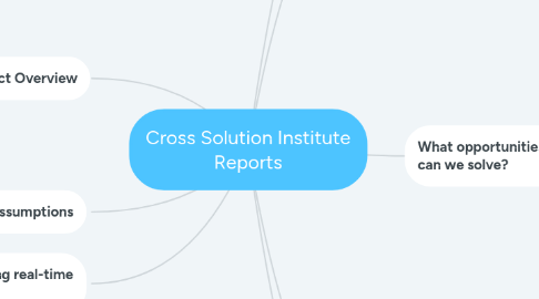 Mind Map: Cross Solution Institute Reports