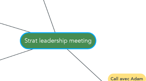Mind Map: Strat leadership meeting