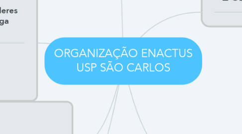 Mind Map: ORGANIZAÇÃO ENACTUS USP SÃO CARLOS