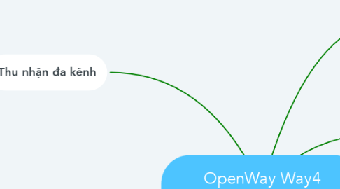 Mind Map: OpenWay Way4 Giải pháp công nghệ số