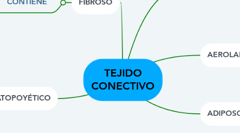 Mind Map: TEJIDO CONECTIVO
