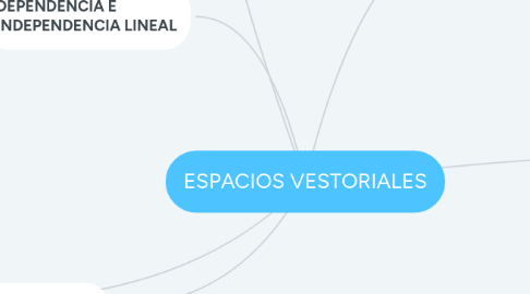 Mind Map: ESPACIOS VESTORIALES