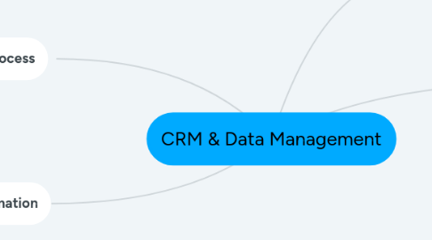 Mind Map: CRM & Data Management