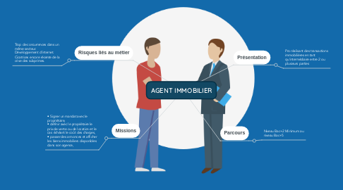 Mind Map: AGENT IMMOBILIER