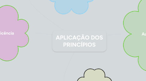 Mind Map: APLICAÇÃO DOS PRINCÍPIOS