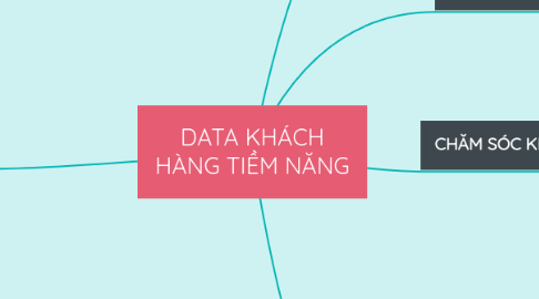 Mind Map: DATA KHÁCH HÀNG TIỀM NĂNG