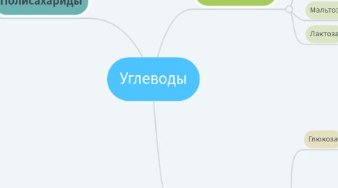 Mind Map: Углеводы