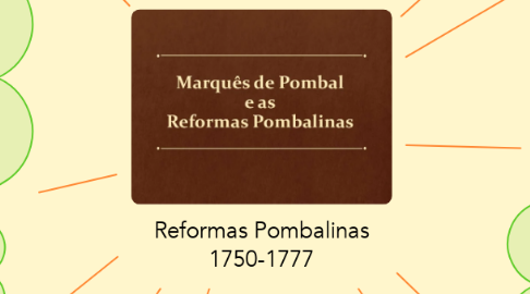 Mind Map: Reformas Pombalinas 1750-1777