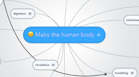 Mind Map: Maks the human body