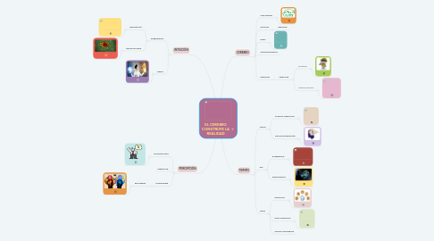 Mind Map: EL CEREBRO CONSTRUYE LA REALIDAD