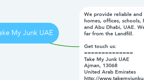Mind Map: Take My Junk UAE