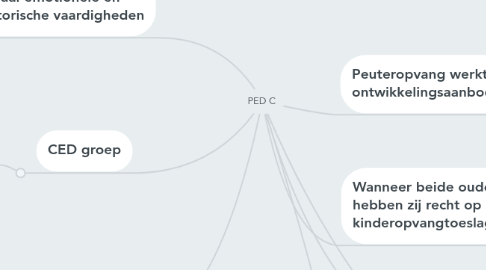 Mind Map: PED C