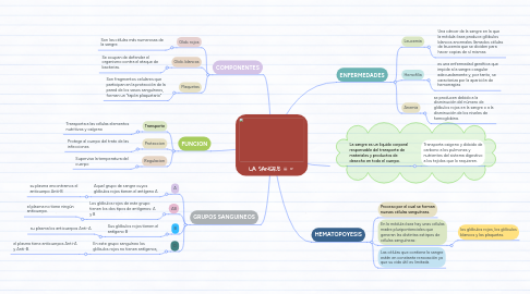 Mind Map: LA SANGRE