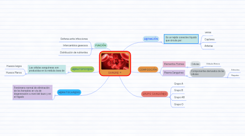 Mind Map: SANGRE