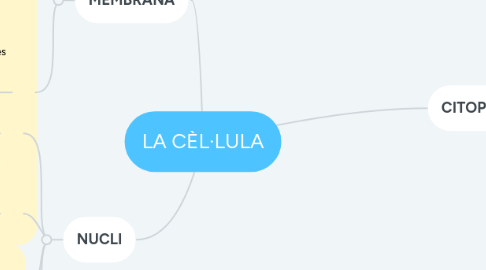 Mind Map: LA CÈL·LULA