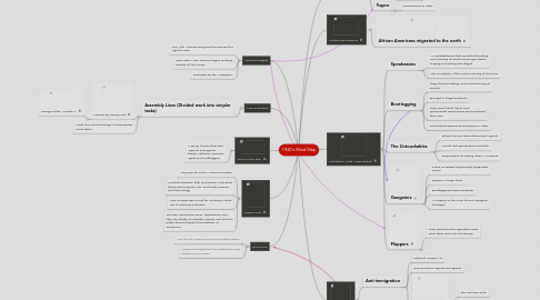 Mind Map: 1920's Mind Map