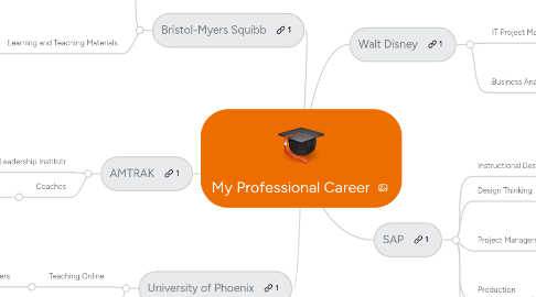 Mind Map: My Professional Career