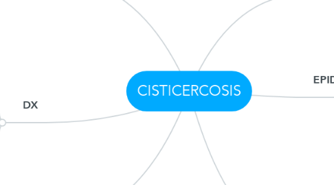 Mind Map: CISTICERCOSIS