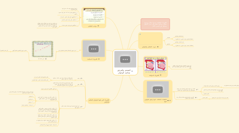 Mind Map: المفخم والمرقق ومافيه الوجهان