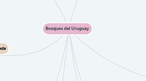 Mind Map: Bosques del Uruguay