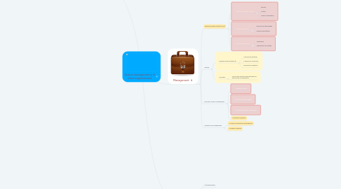 Mind Map: Qué es management y el clima organizaciona