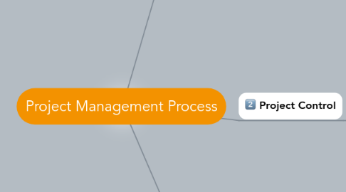 Mind Map: Project Management Process