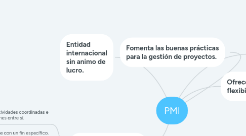 Mind Map: PMI