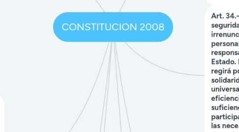 Mind Map: CONSTITUCION 2008