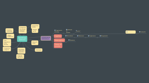 Mind Map: Aprendizaje autónomo