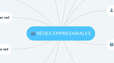 Mind Map: REDES EMPRESARIALES