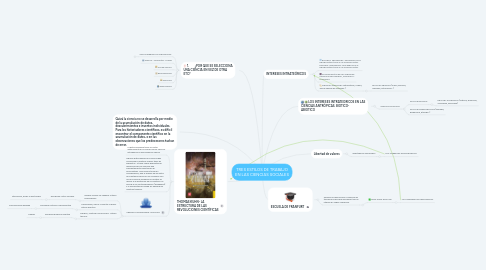 Mind Map: TRES ESTILOS DE TRABAJO EN LAS CIENCIAS SOCIALES