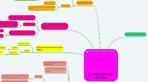 Mind Map: SISTEMA NERVIOSO CENTRAL