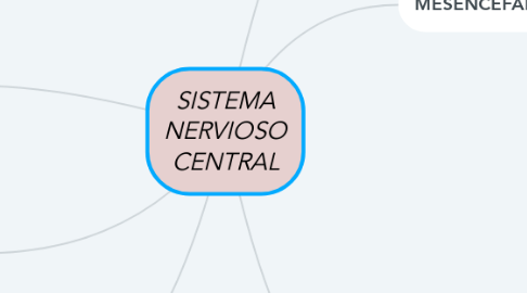 Mind Map: SISTEMA NERVIOSO CENTRAL