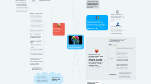 Mind Map: Procesos Cognoscitivos  Superiores o Complejos