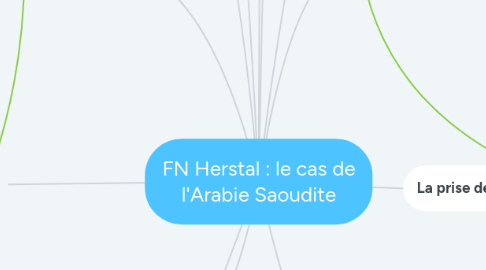 Mind Map: FN Herstal : le cas de l'Arabie Saoudite