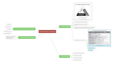 Mind Map: El Rol del Director de Proyecto