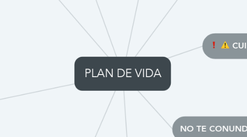 Mind Map: PLAN DE VIDA