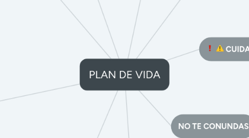 Mind Map: PLAN DE VIDA